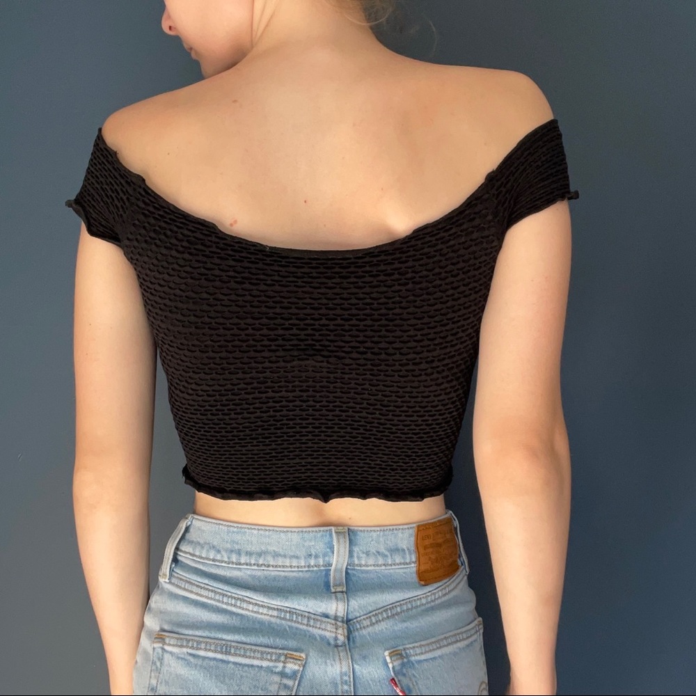 Smocked Crop Top - Picture 4 of 6